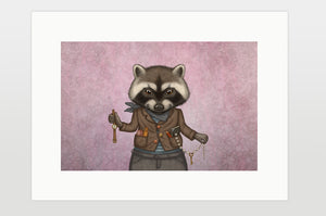 Print "Finders keepers" (Raccoon)