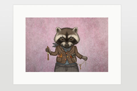 Print "Finders keepers" (Raccoon)