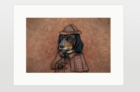 Print "Everything happens for a reason" (Dachshund)