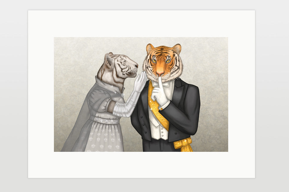Print "Speech is silver, silence is golden" (Tigers)