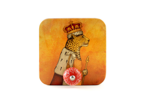 Wall hanger "In every woman there is a queen" (Leopard)